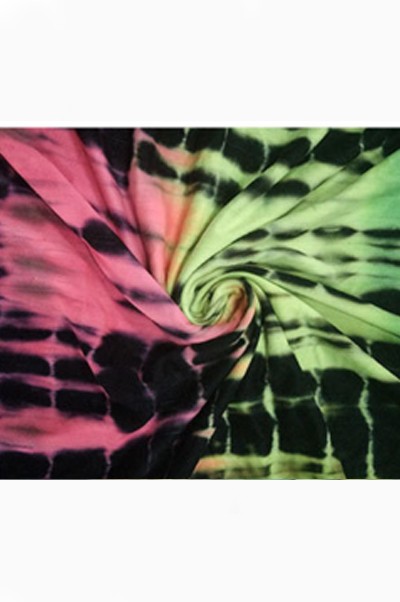 SX-XGDA 時尚面料 扎染面料 扎染布 紮染 手工扎染 彩潑印花 100%棉 正面照